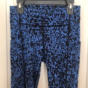 Black & Blue Lululemon Leggings